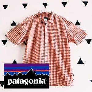 💐 [size: L] Patagonia Short-Sleeve Button Down